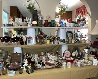 Wonderful glassware & porcelain