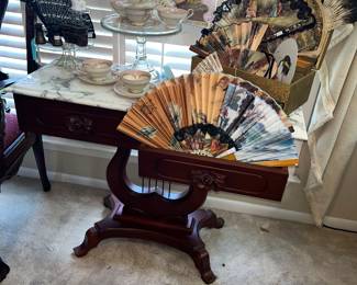 Lovely collection of Victorian & oriental fans