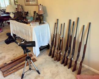 FLY RODS, TELESCOPE, RIFLES, SHOTGUNS & MORE!