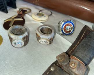 CUBS WORLD SERIES RING & STAG HORN RINGS