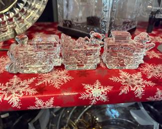 Marquis by Waterford crystal Christmas train