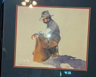 FABULOUS "MARK KOHLER" WATER COLOR - SIGNED & NUMBERED