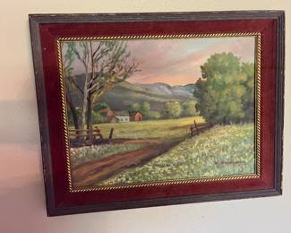 Painting by M. Schwarzwalder 1971