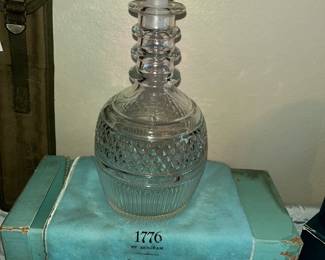 TIFFANY & CO. SEAGRAMS 1776 DECANTER