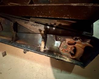 Antique Tool Box with Hand Tools