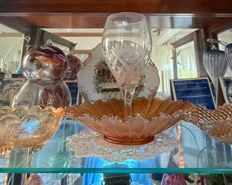 Marigold Carnival Glass