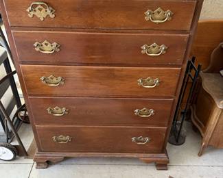 Ethan Allen Georgeina Court solid cherry traditional style 36" chest of drawers