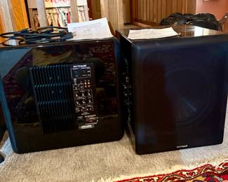 2 Rythmik XLR3 subwoofers