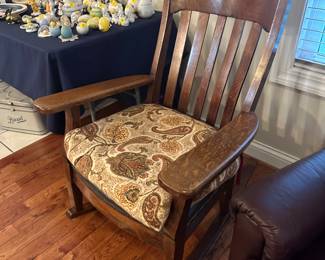 Oak rocker