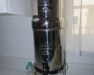 Berkey water filtration machine.
