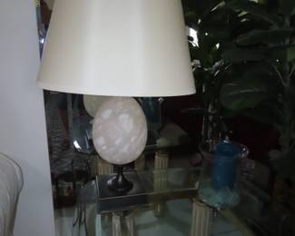 Table lamp.