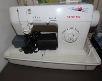 Singer sewing machine.