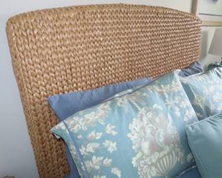 Seagrass headboard, fullsize.