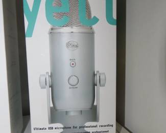 Yeti USB microphone.