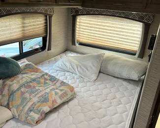 RV Motorhome. 4 THOR CHATEAU 22E. 2021 model year, mileage 22,030. Sleeps 6, excellent condition many extras. Full bathroom, two queen beds, solar panels, microwave, propane stove and fridge, two zone AC and heating. VIN 1HA3GSCGOKN014902.