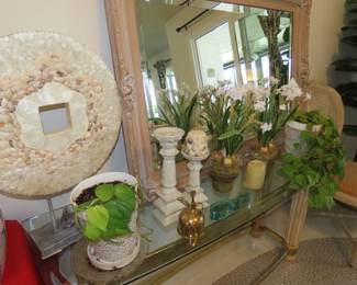 Plants both real and fake.