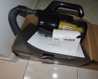 Fanttik hand held vacuum.