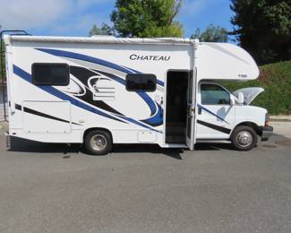 RV Motorhome. 4 THOR CHATEAU 22E. 2021 model year, mileage 22,030. Sleeps 6, excellent condition many extras. Full bathroom, two queen beds, solar panels, microwave, propane stove and fridge, two zone AC and heating. VIN 1HA3GSCGOKN014902.