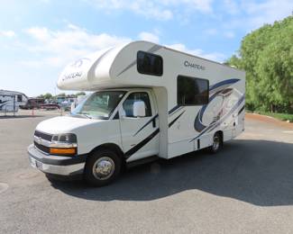 RV Motorhome. 4 THOR CHATEAU 22E. 2021 model year, mileage 22,030. Sleeps 6, excellent condition many extras. Full bathroom, two queen beds, solar panels, microwave, propane stove and fridge, two zone AC and heating. VIN 1HA3GSCGOKN014902.