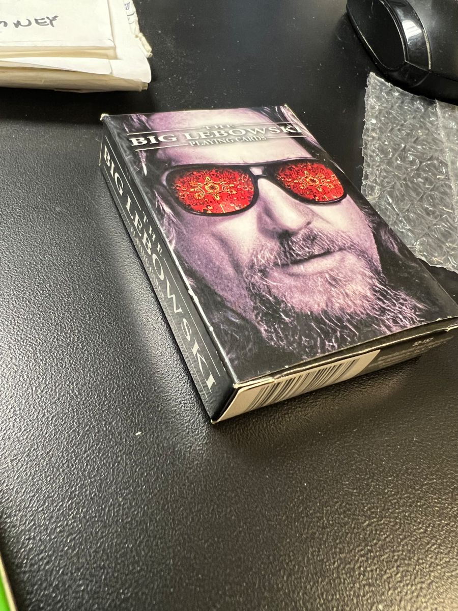 The Dude Abides Playing Cards