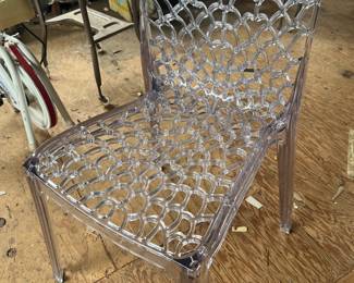 Lucite chairs $50/each.
15 left