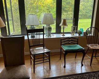 Lamps, Chairs, rugs. All must go.