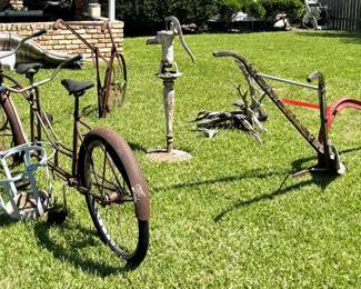 Bicycle Built For Two, Plows (Yard Art)