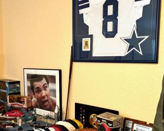 Autographed Troy Aikman Jersey, Autographed Muhammad Ali Photo