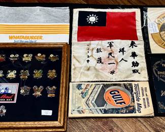 Super Bowl Pin, Cowboy, WWII "Blood Chit" Military Patch