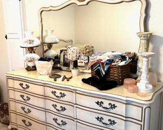 French Provincial Dresser W/Mirror
