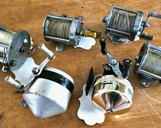 Vintage Zebco, Shakespeare, & Pfluger Fishing Reels