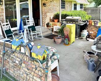Rockers, Commercial Char-Broil Grill, Decor