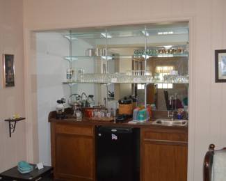 Bar with Refrigerator