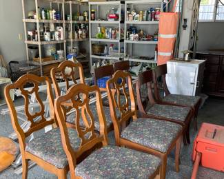 Two Sets of Dining Chairs