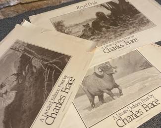 Three Charles Frace Prints
