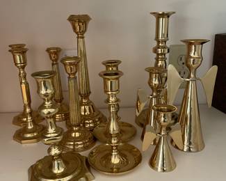 More Brass Candlesticks
