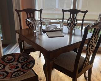 Table and Four Chairs