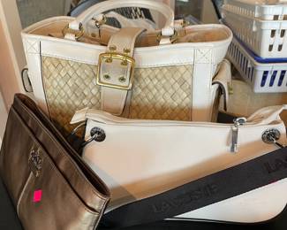 Coach and Lacoste Handbags