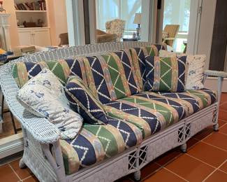 Wicker Sofa