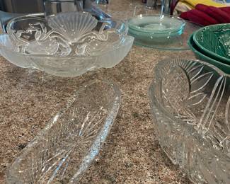 Cutglass and pressed glass