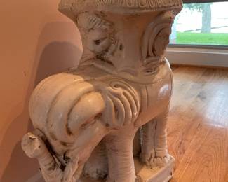 Elephant planter, as is