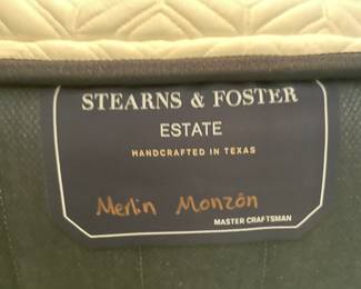 Stearns and Foster Texas made Mattress.
