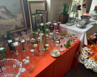 vases glassware