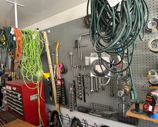 Electrical cords and variety of tools