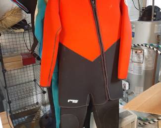 Several Wet Suits