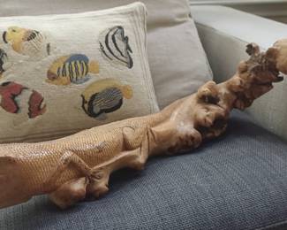 Carved Iguana