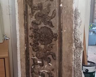 Antique French Door Fragment. Brought from a Castle in France!