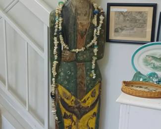 Old Balinese Guardian Statue