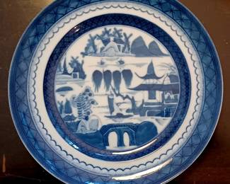 Mottadeheh Blue Canton Salad Plates