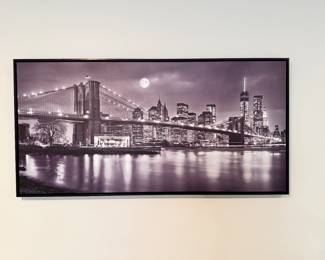 Brooklyn Bridge in the New York City skyline